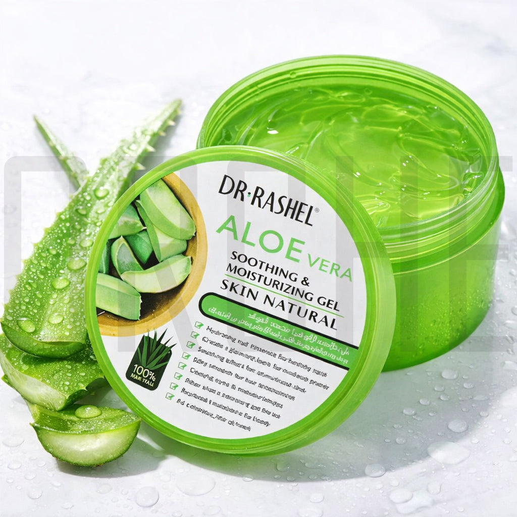 Dr. Rashel Aloe Vera Soothing & Moisturizing Gel for Face & Body – Natural Hydration