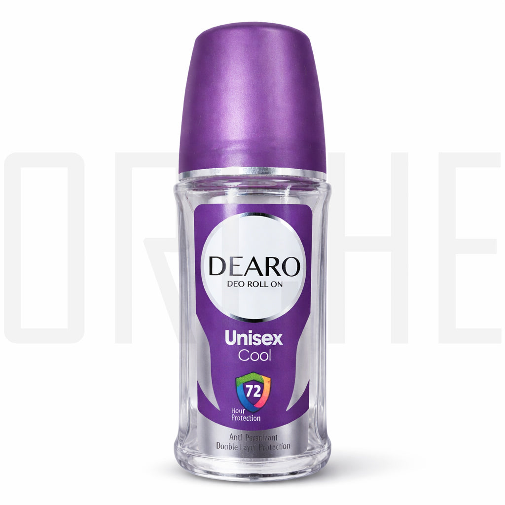 DEARO Unisex Anti-Perspirant Roll-On – 72 Hour Protection | Long-Lasting Deodorant for Men & Women