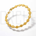Elegant Gold-Plated Imitation Chain Bracelet for Women – Lightweight Fashion Jewelry