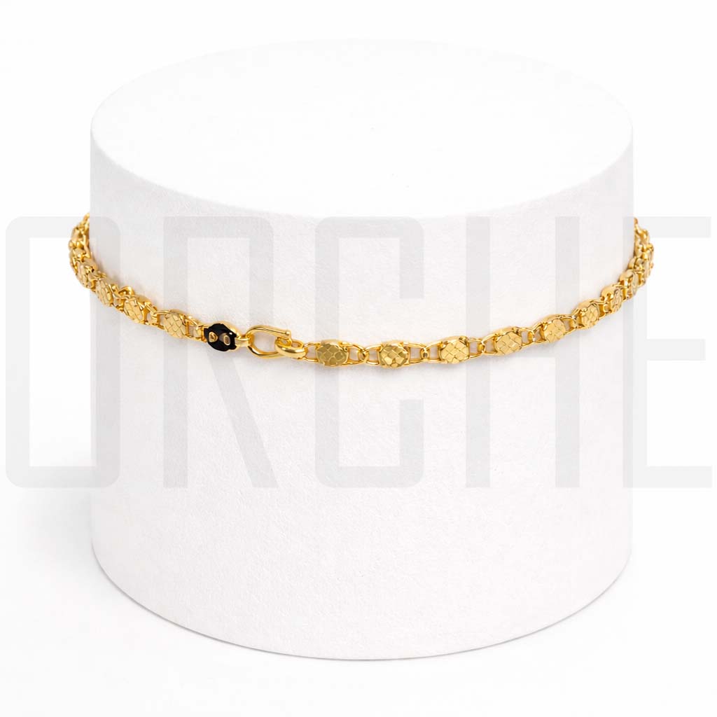 Luxury Gold-Tone Imitation Chain Bracelet for Women – Elegant Daily & Party Wear Jewelry