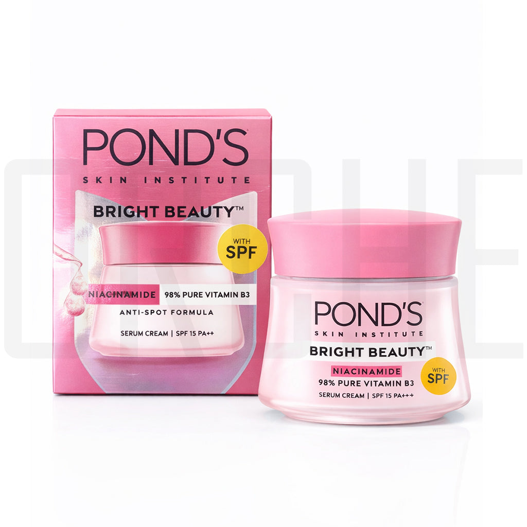 POND’S Bright Beauty Niacinamide Serum Cream – SPF 15 PA++ – Anti-Spot Brightening Moisturizer – 98% Pure Vitamin B3