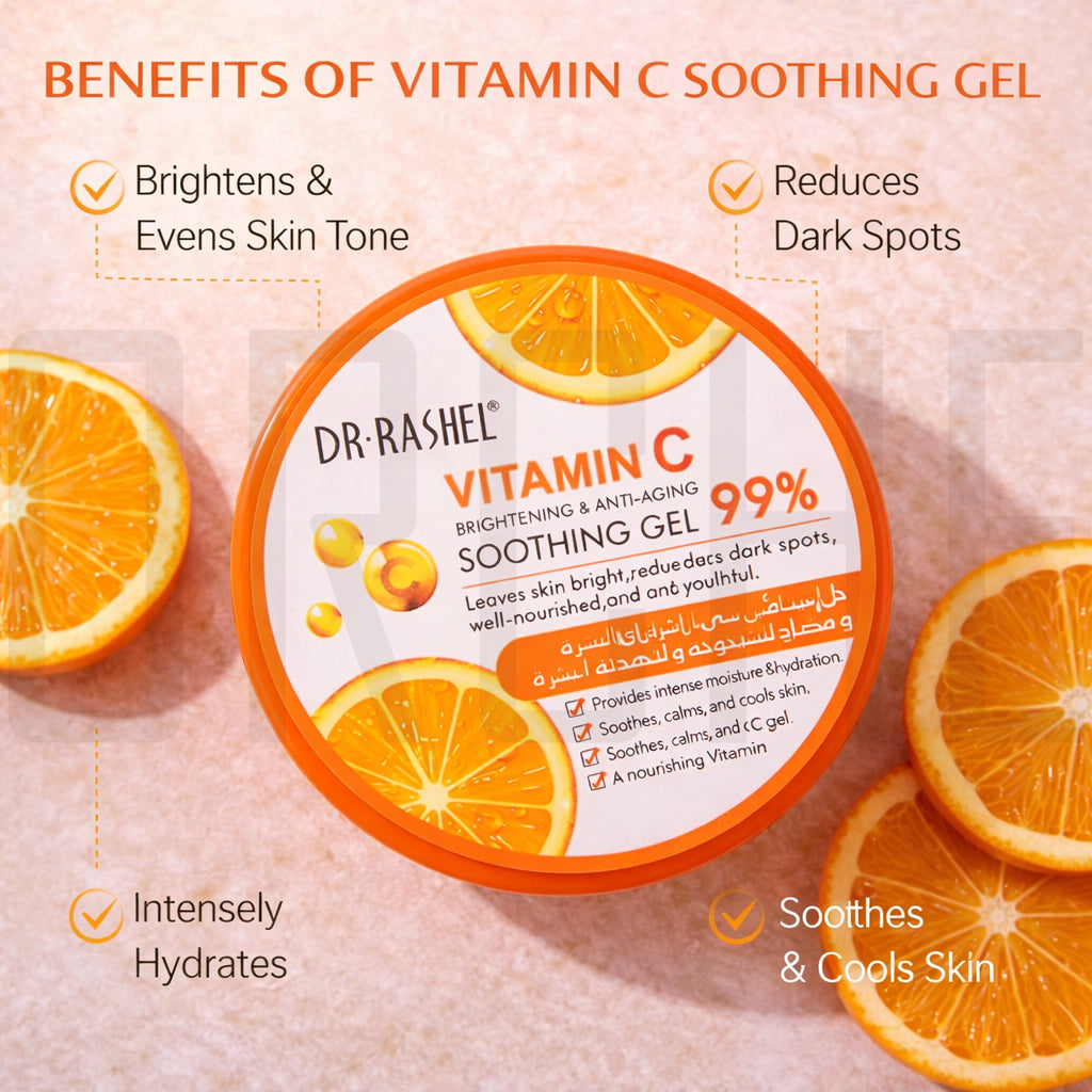 Dr. Rashel Vitamin C Soothing Gel 99% — Brightening & Hydrating Gel for Face & Body