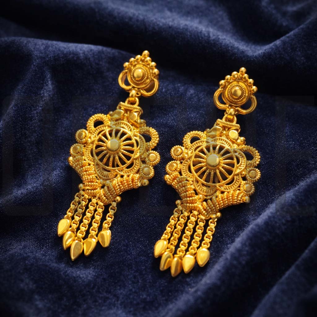 සුඛෝපභෝගී රන්-නාද අනුකරණ චැන්ඩ්ලියර් කරාබු | සාම්ප්‍රදායික ප්‍රකාශන බිංදු කරාබු