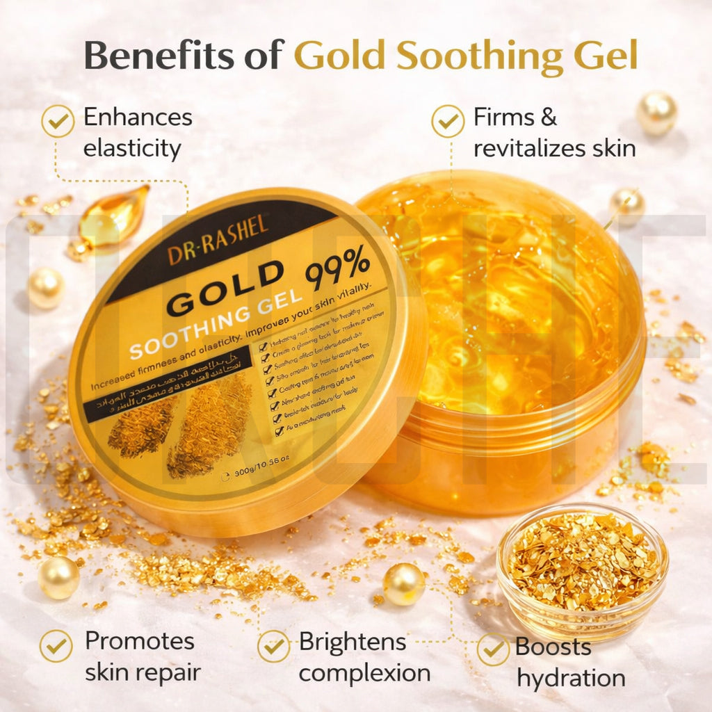 Dr. Rashel Gold Soothing Gel 99% — Firming, Brightening & Hydrating Face & Body Gel