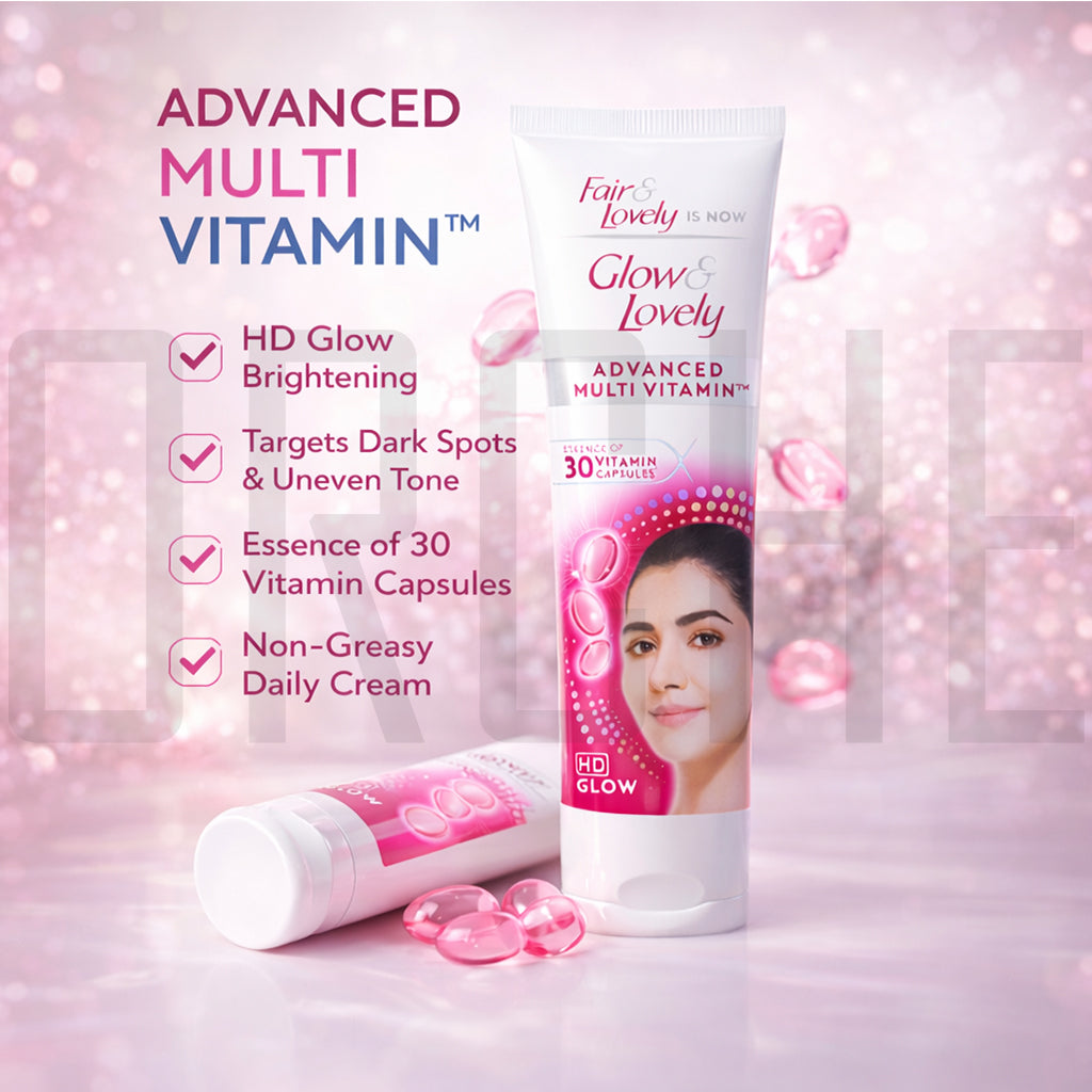 Fair & Lovely - Glow & Lovely Advanced Multivitamin Brightening Cream – HD Glow