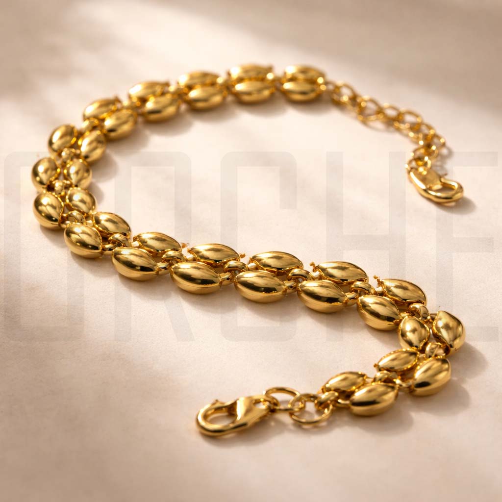 Premium Gold Imitation Chain Bracelet for Women – Adjustable, Elegant Daily & Occasion Wear Jewelry