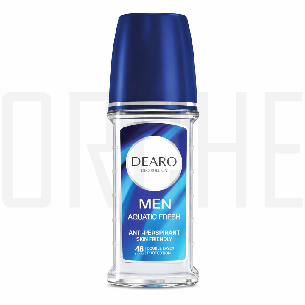 DEARO Unisex Anti-Perspirant Roll-On – 72 Hour Protection | Long-Lasting Deodorant for Men & Women