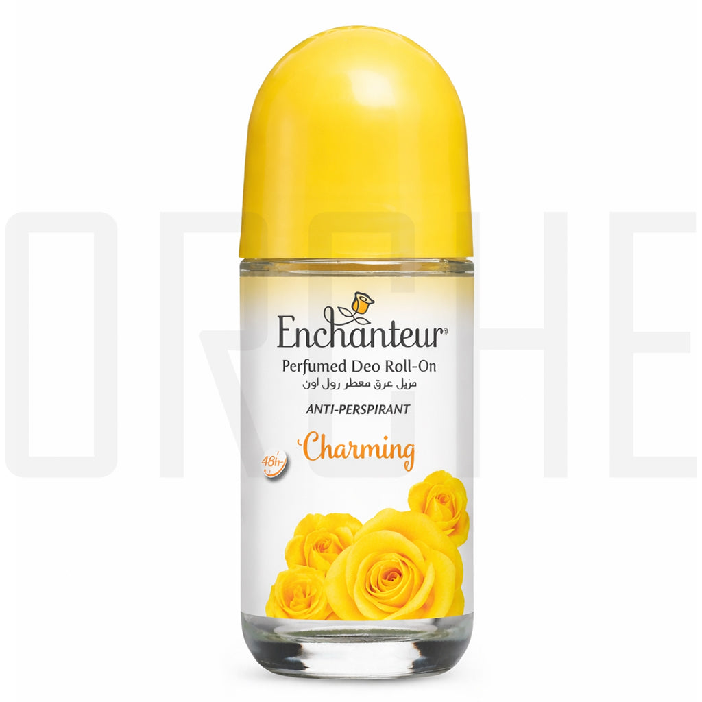 Enchanteur Perfumed Deo Roll-On – 48 Hour Anti-Perspirant for Women | Long-Lasting Floral Roll-On